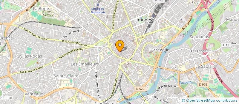 localisation de l'entreprise ASSOCIATION SYNDICALE LIBRE DU 15 RUE CHARREYRON à LIMOGES