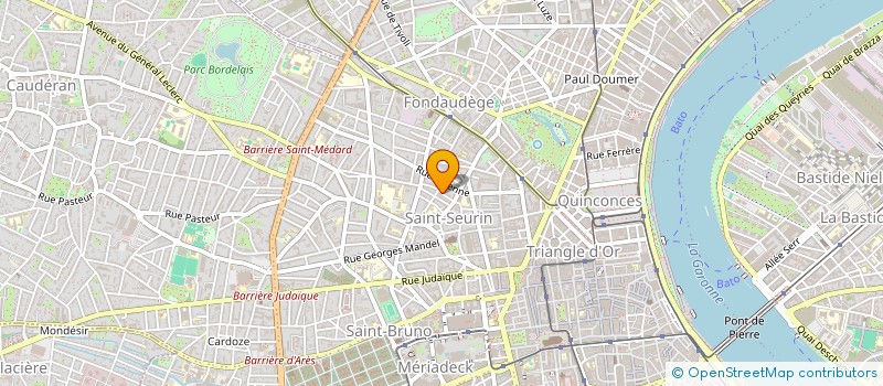 localisation de l'entreprise ASSOCIATION SYNDICALE LIBRE DU 24 RUE DURANTEAU A BORDEAUX  BORDEAUX