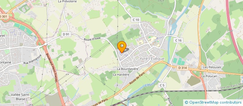 localisation de l'entreprise ASSOCIATION SYNDICALE LIBRE DU CARREAU à YVRE-L'EVEQUE