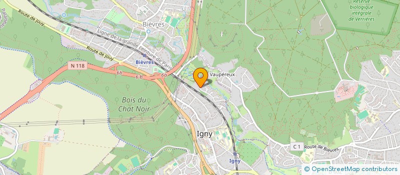 localisation de l'entreprise ASSOCIATION SYNDICALE LIBRE DU DOMAINE DE LA VALLEE DE LA BIEVRE (ASLDVB)  IGNY