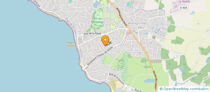localisation de l'entreprise ASSOCIATION SYNDICALE LIBRE DU HAMEAU DES PINEDES à BRETIGNOLLES-SUR-MER