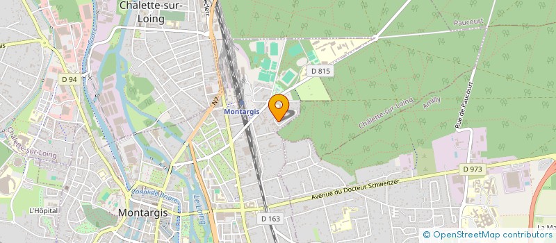 localisation de l'entreprise ASSOCIATION SYNDICALE LIBRE DU LOTISSEMENT CITE DE LA FORET à MONTARGIS