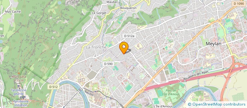 localisation de l'entreprise ASSOCIATION SYNDICALE LIBRE DU LOTISSEMENT CLOS PASCAL  CORENC