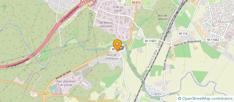 localisation de l'entreprise ASSOCIATION SYNDICALE LIBRE DU LOTISSEMENT LE PETIT MOLY  VILLENEUVE-LES-MAGUELONE