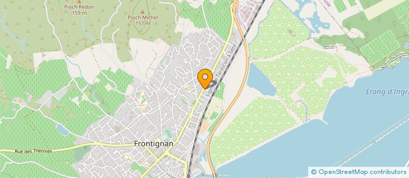 localisation de l'entreprise ASSOCIATION SYNDICALE LIBRE DU LOTISSEMENT LE PLEIN SOLEIL à FRONTIGNAN