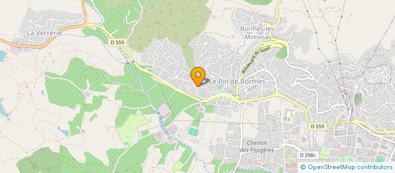 localisation de l'entreprise ASSOCIATION SYNDICALE LIBRE DU LOTISSEMENT LES COTEAUX DU PIN à BORMES-LES-MIMOSAS