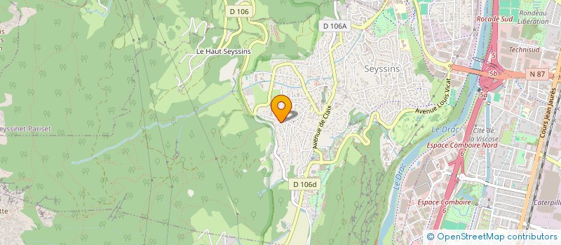 localisation de l'entreprise ASSOCIATION SYNDICALE LIBRE DU LOTISSEMENT LES FENOUILLERES à SEYSSINS