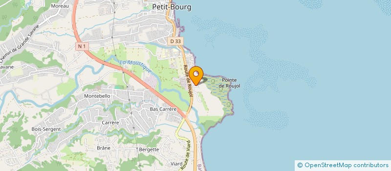 localisation de l'entreprise ASSOCIATION SYNDICALE LIBRE DU LOTISSEMENT LES PALMIERS à PETIT BOURG