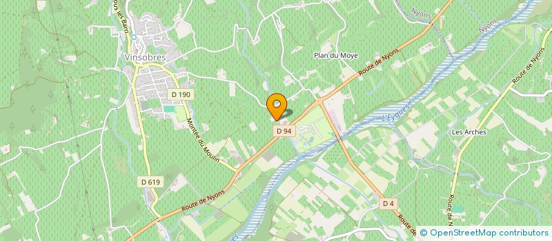 localisation de l'entreprise ASSOCIATION SYNDICALE LIBRE DU LOTISSEMENT LES PALUDS  VINSOBRES