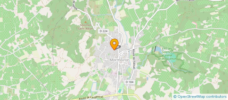 localisation de l'entreprise ASSOCIATION SYNDICALE LIBRE DU LOTISSEMENT LES TOITS DU VILLAGE  MORMOIRON