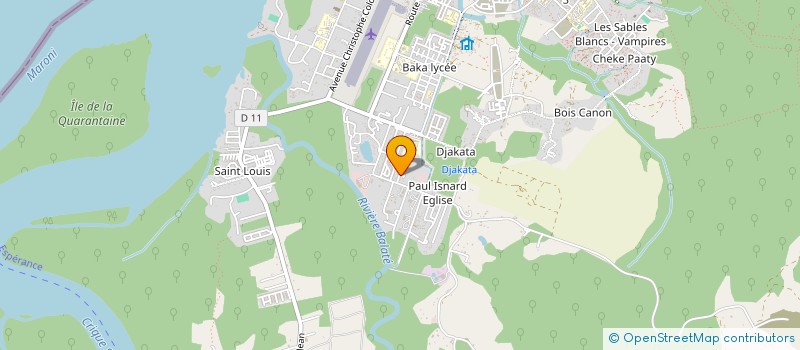 localisation de l'entreprise ASSOCIATION SYNDICALE LIBRE DU LOTISSEMENT ROUKOU  SAINT-LAURENT-DU-MARONI