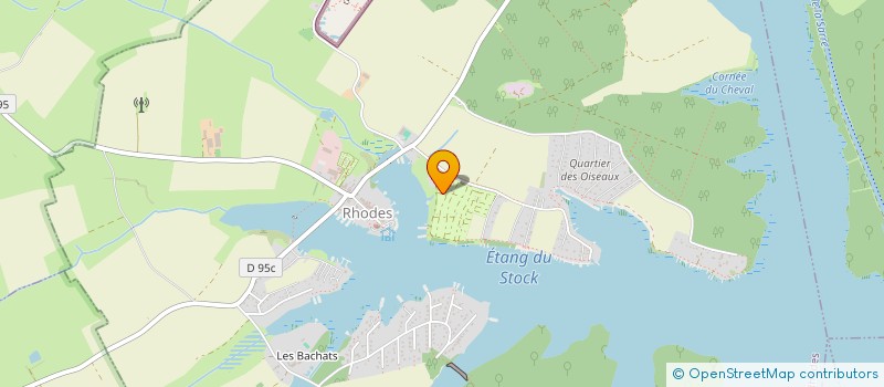 localisation de l'entreprise ASSOCIATION SYNDICALE LIBRE DU P.R.L. VAL DE RHODES  RHODES