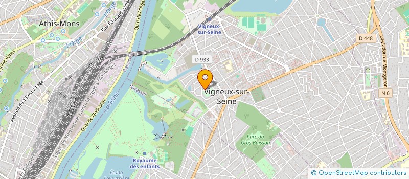 localisation de l'entreprise ASSOCIATION SYNDICALE LIBRE DU PARC DU CHATEAU à VIGNEUX-SUR-SEINE