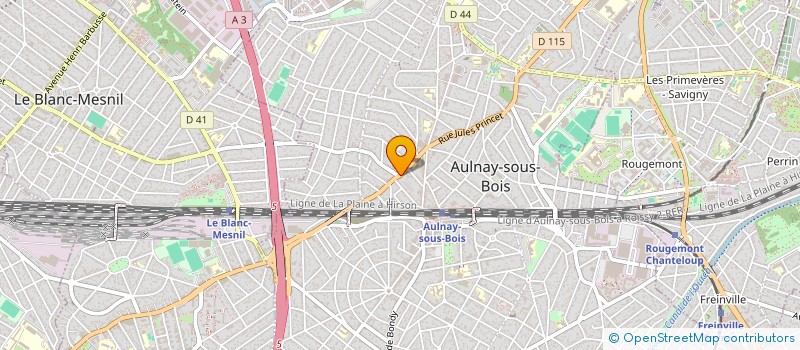 localisation de l'entreprise ASSOCIATION SYNDICALE LIBRE DU STADE DE BONDY à AULNAY-SOUS-BOIS