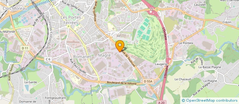 localisation de l'entreprise ASSOCIATION SYNDICALE LIBRE ENSEMBLE IMMOBILIER ESPACE KENNEDY à LIMOGES