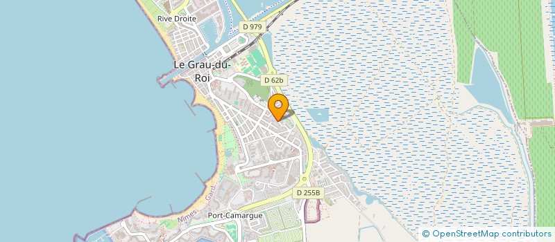 localisation de l'entreprise ASSOCIATION SYNDICALE LIBRE G. LES AIGRETTES LE GRAU LE ROI  LE GRAU-DU-ROI