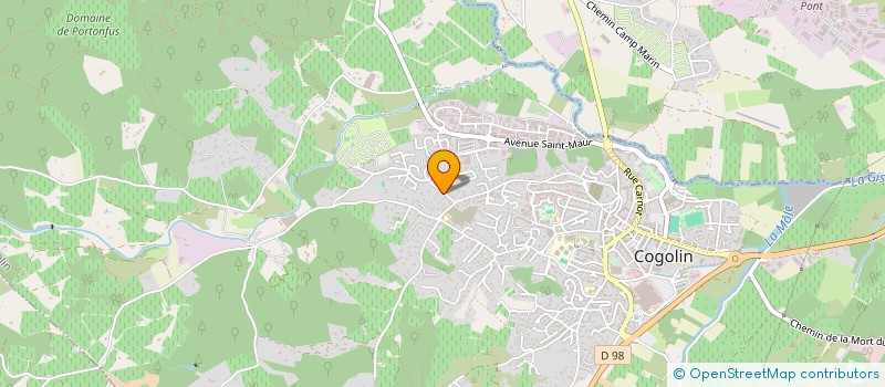 localisation de l'entreprise ASSOCIATION SYNDICALE LIBRE LA CHESNAIE  COGOLIN