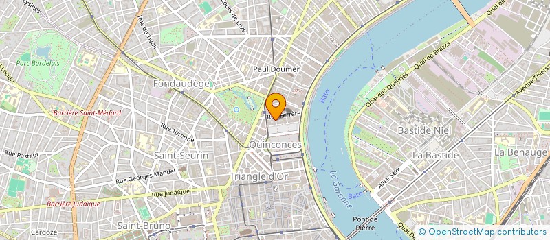 localisation de l'entreprise ASSOCIATION SYNDICALE LIBRE LAS VILLANISLAS  BORDEAUX