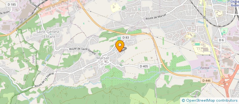 localisation de l'entreprise ASSOCIATION SYNDICALE LIBRE LE CLOS DES BARRIERES  MARSAT