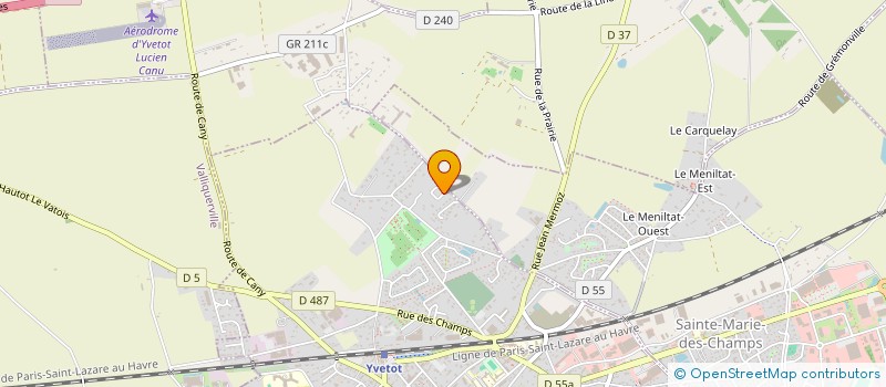 localisation de l'entreprise ASSOCIATION SYNDICALE LIBRE LE CLOS DES FEES  YVETOT