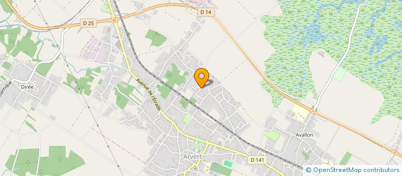 localisation de l'entreprise ASSOCIATION SYNDICALE LIBRE LE COTEAU DES LAURIERS  ARVERT