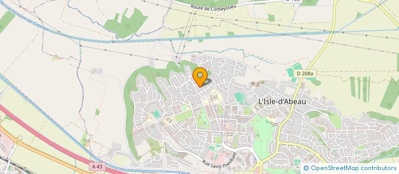 localisation de l'entreprise ASSOCIATION SYNDICALE LIBRE LE JULES VERNE  L'ISLE-D'ABEAU