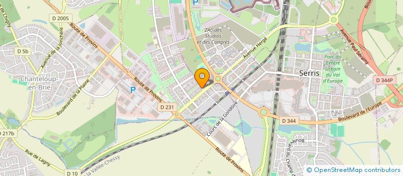 localisation de l'entreprise ASSOCIATION SYNDICALE LIBRE LE META FLORE  MONTEVRAIN