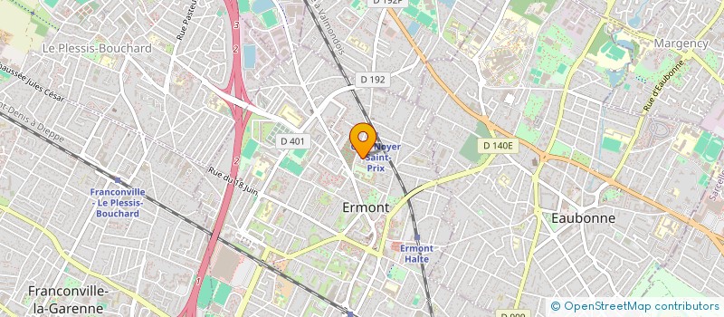 localisation de l'entreprise ASSOCIATION SYNDICALE LIBRE LE VILLAGE DES HORTENSIAS  ERMONT