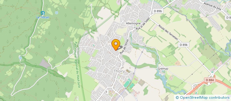 localisation de l'entreprise ASSOCIATION SYNDICALE LIBRE LES COULEMELLES  THOIRY