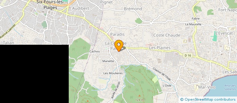 localisation de l'entreprise ASSOCIATION SYNDICALE LIBRE LES JARDINS DE JANAS à LA SEYNE-SUR-MER