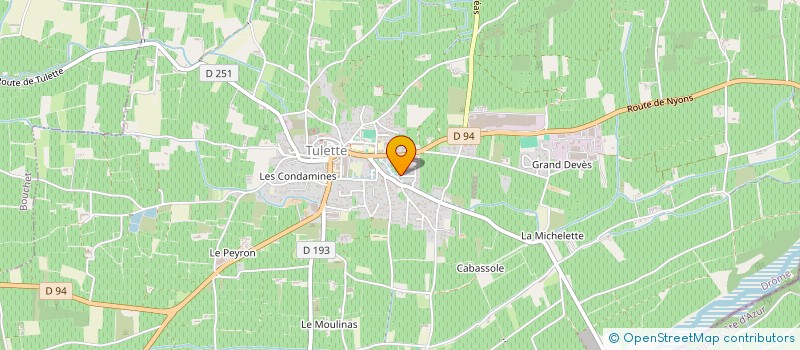 localisation de l'entreprise ASSOCIATION SYNDICALE LIBRE  LES JARDINS DE TULETTE  TULETTE