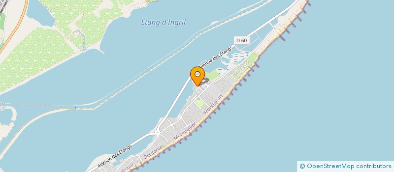 localisation de l'entreprise ASSOCIATION SYNDICALE LIBRE LES JARDINS DES ARESQUIERS à FRONTIGNAN