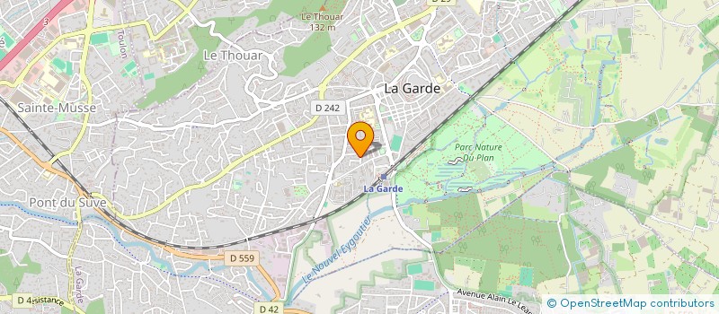 localisation de l'entreprise ASSOCIATION SYNDICALE LIBRE LES NAIADES à LA GARDE