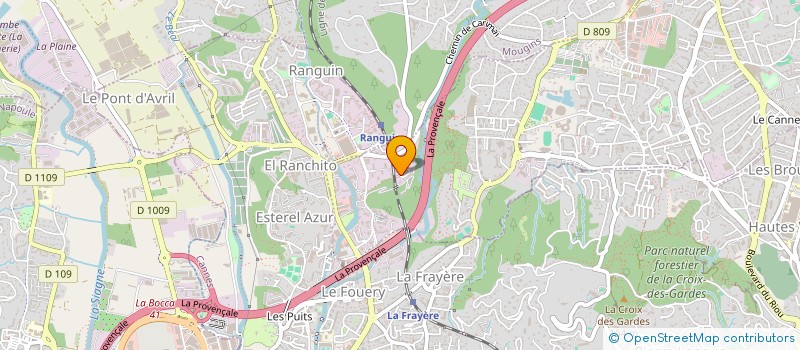 localisation de l'entreprise ASSOCIATION SYNDICALE LIBRE LES OLIVIERS à LE CANNET