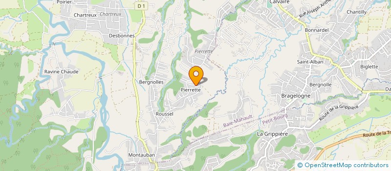 localisation de l'entreprise ASSOCIATION SYNDICALE LIBRE LES RESIDENCES DE PIERRETTE  LAMENTIN