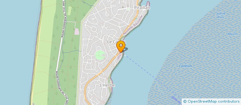 localisation de l'entreprise ASSOCIATION SYNDICALE LIBRE LES VALLONS DU FERRET 2  LEGE-CAP-FERRET