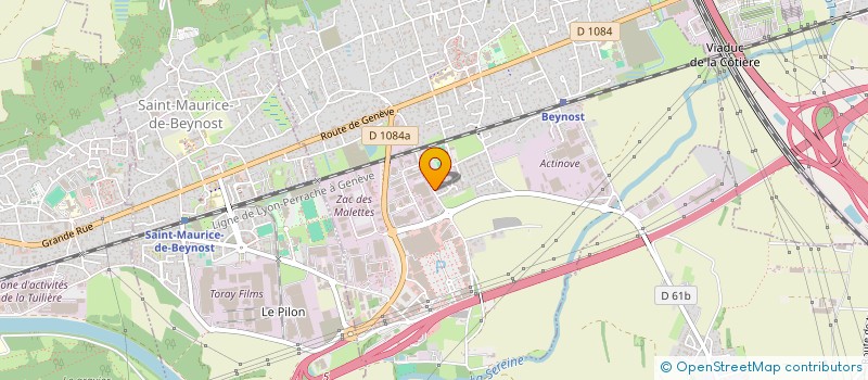 localisation de l'entreprise ASSOCIATION SYNDICALE LIBRE LOTISSEMENT LES TOURNESOLS  BEYNOST