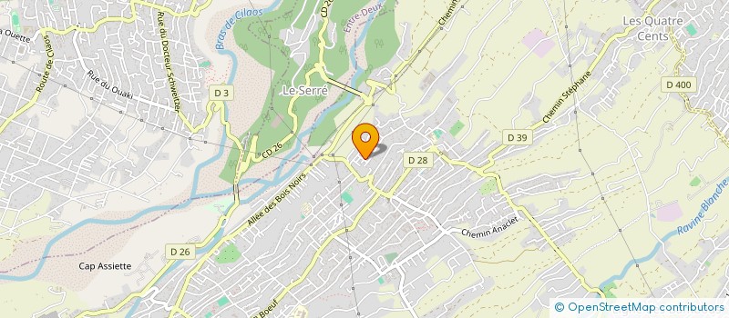 localisation de l'entreprise ASSOCIATION SYNDICALE LIBRE LOTISSEMENT OCEANE LIGNE DES 400 à SAINT-PIERRE