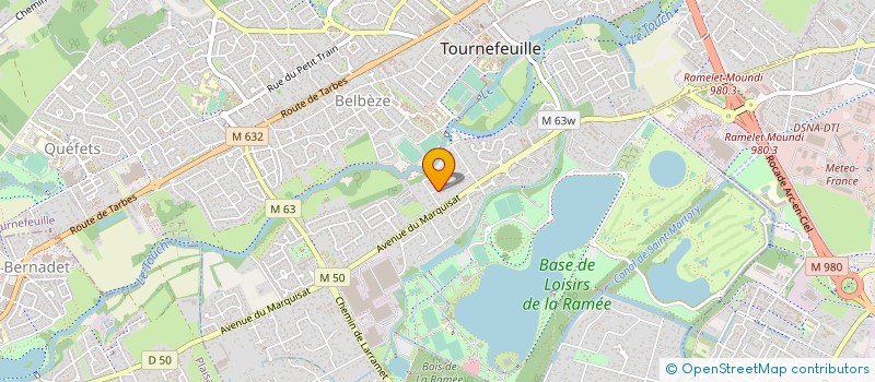 localisation de l'entreprise ASSOCIATION SYNDICALE LIBRE LOTISSEMENT RESIDENTIEL LES VITARELLES  TOURNEFEUILLE