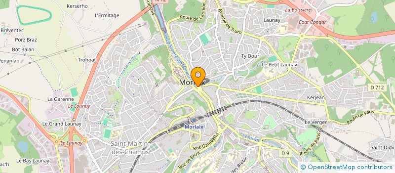 localisation de l'entreprise ASSOCIATION SYNDICALE LIBRE MICHEL BEHIC à MORLAIX