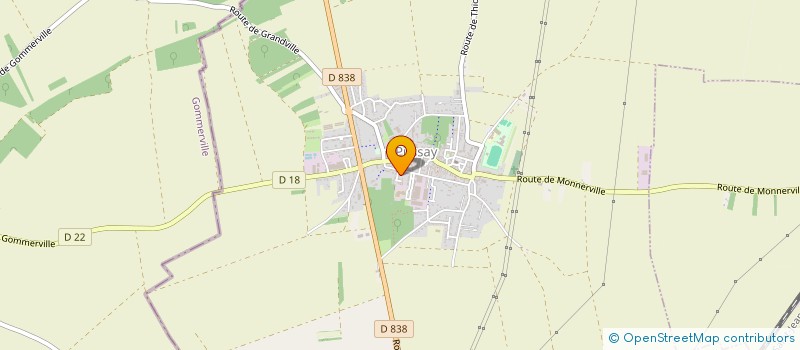 localisation de l'entreprise ASSOCIATION SYNDICALE LIBRE PARTICULIERE DU LOTISSEMENT IMPASSE DES BOIS  PUSSAY