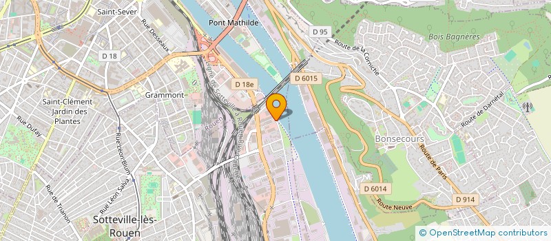 localisation de l'entreprise ASSOCIATION SYNDICALE LIBRE POLE D'ACTIVITE DU HALAGE  SOTTEVILLE-LES-ROUEN