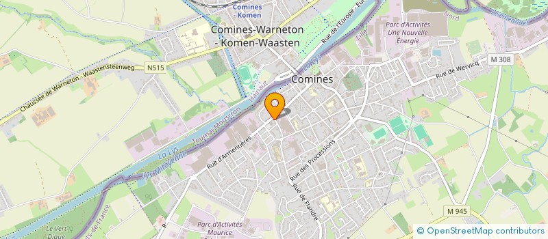 localisation de l'entreprise ASSOCIATION SYNDICALE LIBRE WARTY à WARNETON