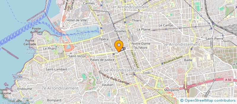 localisation de l'entreprise ASSOCIATION SYNDICALE MIRAMAS à MARSEILLE