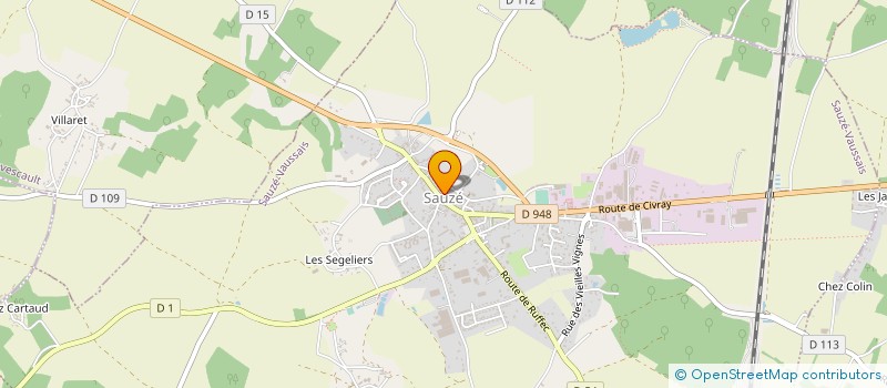 localisation de l'entreprise ASSOCIATION SYNDICALE POUR LE DEVELOPPEMENT ECONOMIQUE DE LA REGION DE SAUZE  SAUZE-VAUSSAIS