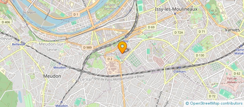 localisation de l'entreprise ASSOCIATION SYNDICALE RODIN EGALITE à ISSY-LES-MOULINEAUX