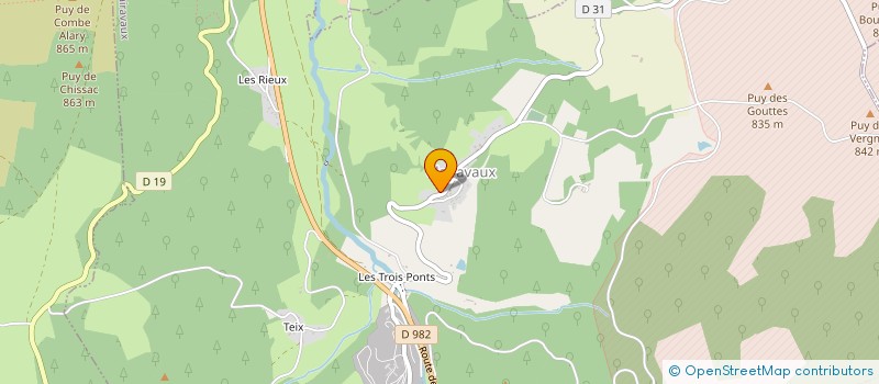 localisation de l'entreprise ASSOCIATION SYNDICALES LIBRE DE GESTION FORESTIERE FORETS VIVANTES DU SUD EST CREUSOIS à SAINT-GEORGES-NIGREMONT