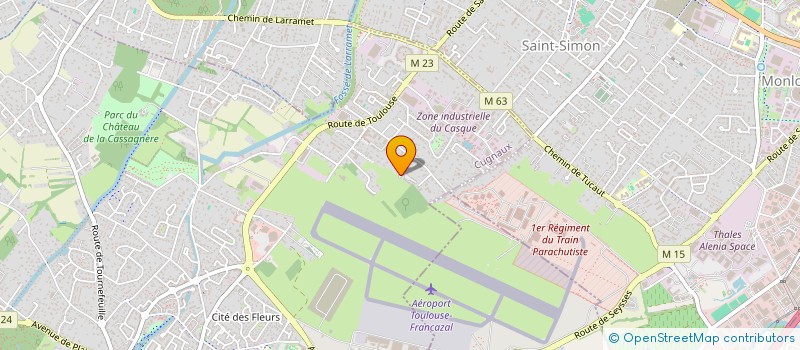 localisation de l'entreprise ASSOCIATION SYNDICAT LIBRE - LES JARDINS DE CUGNAUX  CUGNAUX