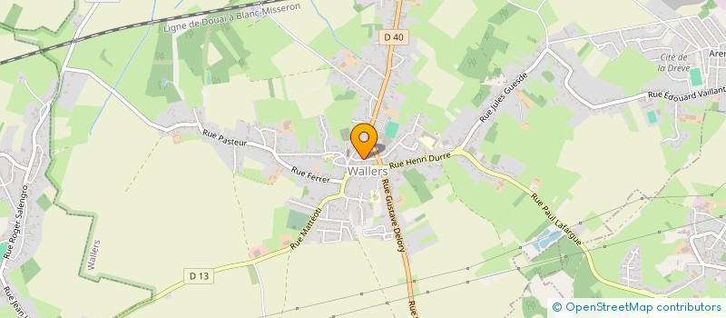 localisation de l'entreprise ASSOCIATION SYNDROME KABUKI  BELLAING