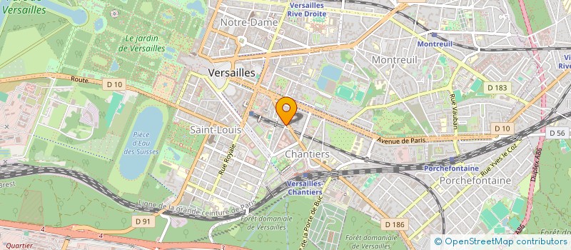 localisation de l'entreprise ASSOCIATION SYNDROME WIEDEMANN-STEINER FRANCE à VERSAILLES